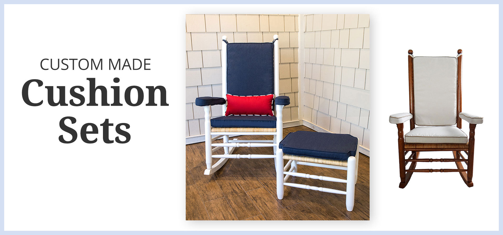 The Authentic Presidential Kennedy Rocker and Cushions – Kennedy Rockers